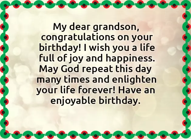 Wishes To Grandson On His Birthday Wishes To Grandson On His Birthday