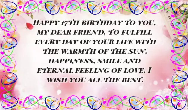 Happy 17Th Birthday My Daughter