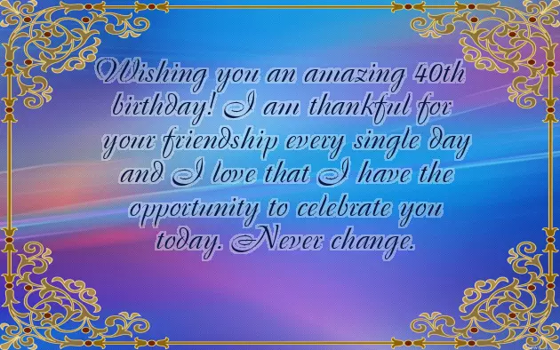 Happy 40Th Birthday Female Friend Happy 40Th Birthday Female Friend