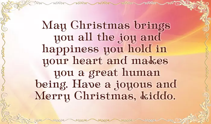 Merry Christmas To My Kids