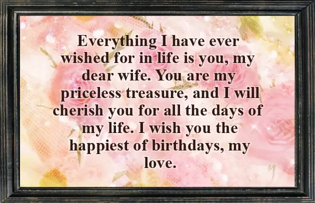 Happy Birthday Note To Wife Happy Birthday Note To Wife