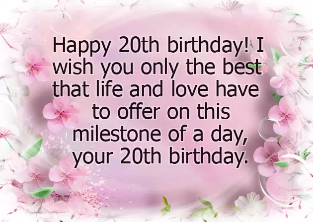 Happy Birthday 20 Years Happy Birthday 20 Years