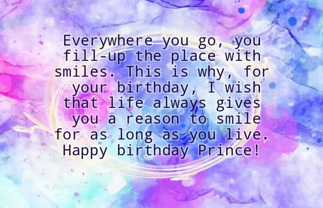 Happy Birthday My Little Prince