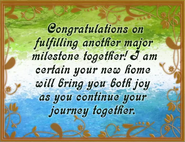 Best Wishes For New House