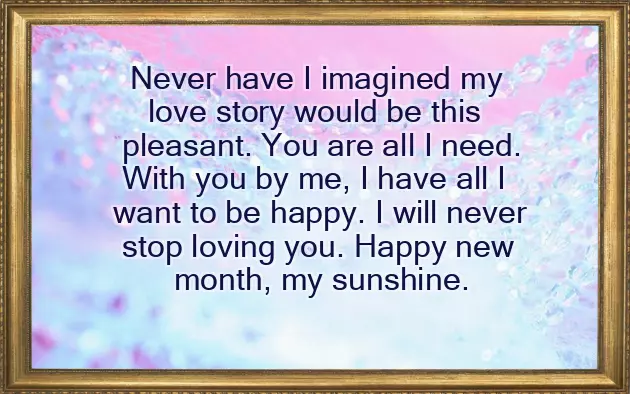 New Month Message To Your Love New Month Message To Your Love