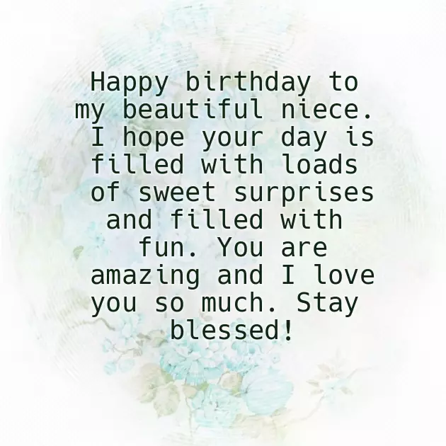 Wishes For Birthday Niece Wishes For Birthday Niece