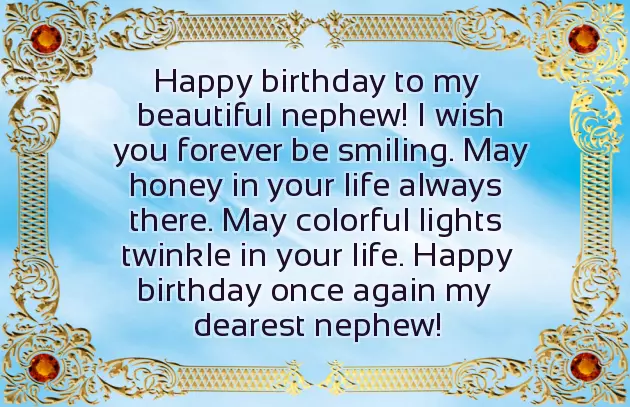 Wishes To Nephew Birthday