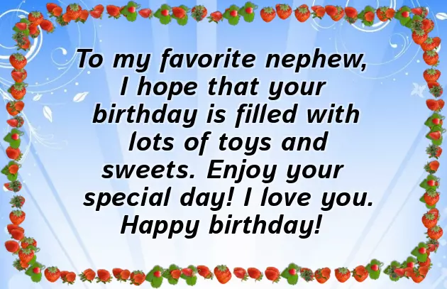 21St Birthday Wishes Nephew