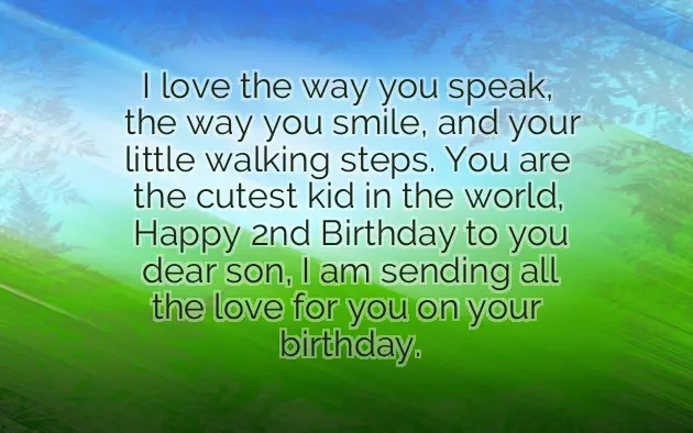 2 Birthday Wishes For Son 2 Birthday Wishes For Son