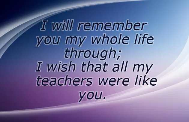 Poem For Teachers English Poem For Teachers English