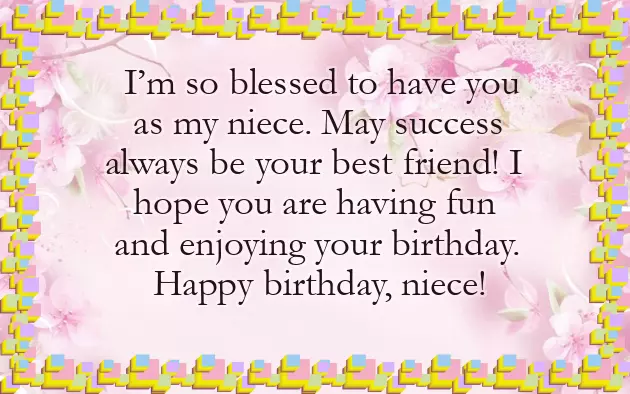 For My Niece Birthday Wishes For My Niece Birthday Wishes
