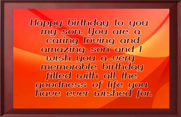 Happy Birthday To My Second Son Happy Birthday To My Second Son