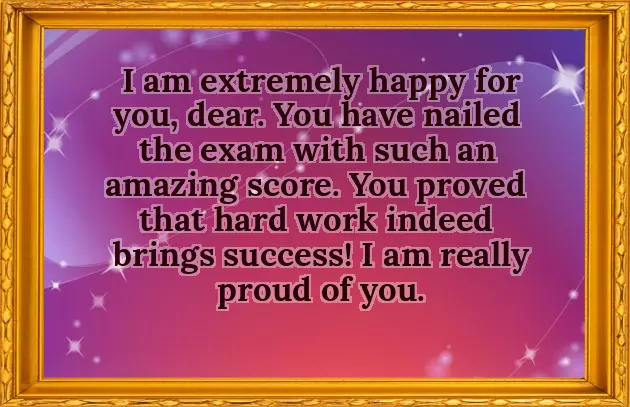 Congratulations For Good Results Congratulations For Good Results