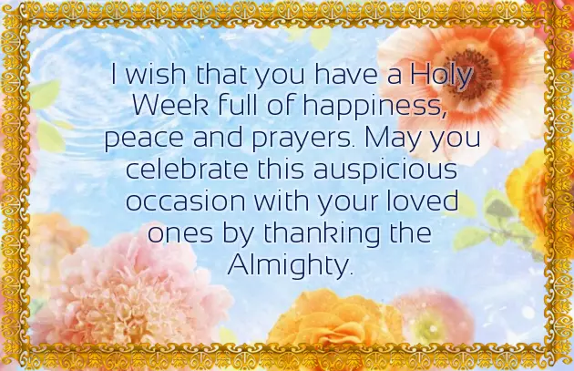 Blessed Holy Week Messages Blessed Holy Week Messages