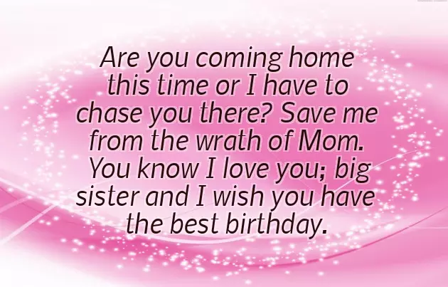 To My Sister On Her Birthday