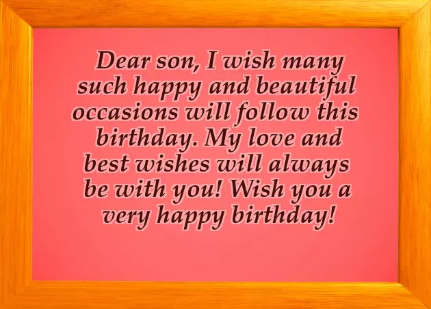 Son Birthday Blessings Son Birthday Blessings