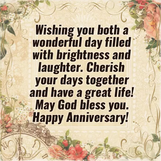 Wedding Anniversary Wishes To Daughter And Son In Law