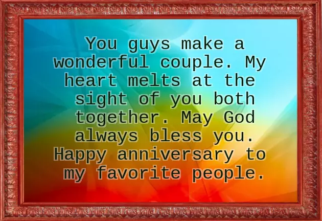 Happy Wedding Anniversary To Daughter And Son In Law