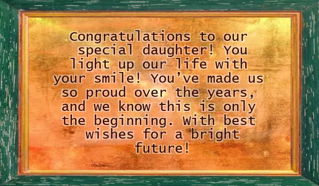 Graduation Wishes High School