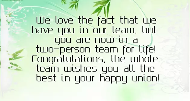 Wedding Wishes For A Coworker