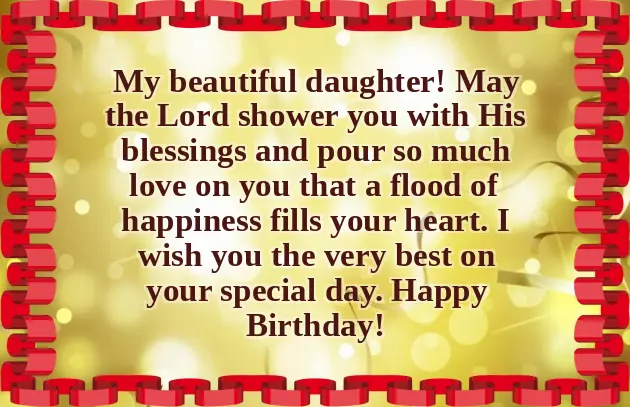 Birthday Wish For My Little Daughter