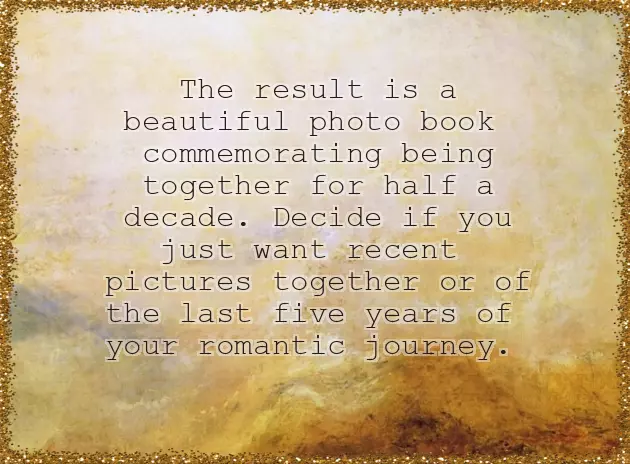 Fifth Wedding Anniversary Gift Fifth Wedding Anniversary Gift