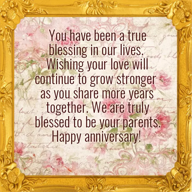 Marriage Anniversary Wishes To Daughter