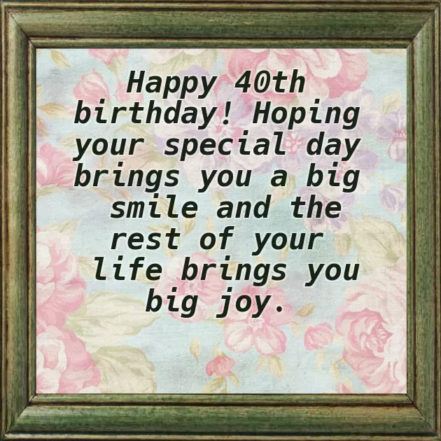 Birthday Wishes For 40Th Female Birthday Wishes For 40Th Female