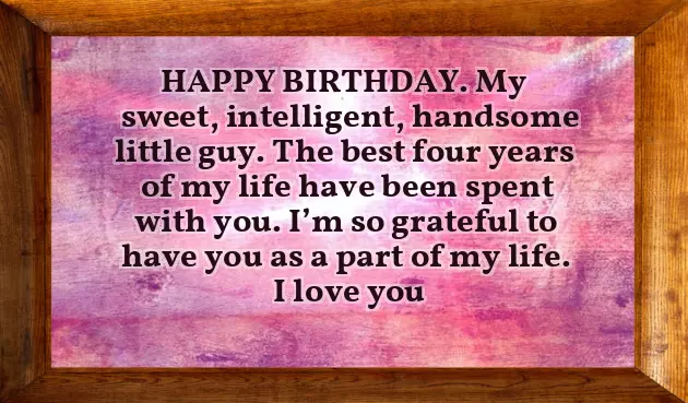 My Son 4Th Birthday Wishes My Son 4Th Birthday Wishes