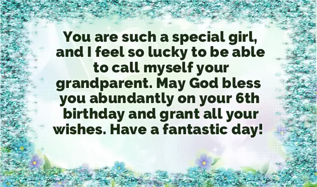 Happy 6 Birthday Granddaughter Happy 6 Birthday Granddaughter
