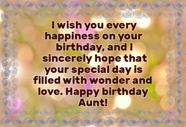 Happy Birthday To You My Aunt Happy Birthday To You My Aunt