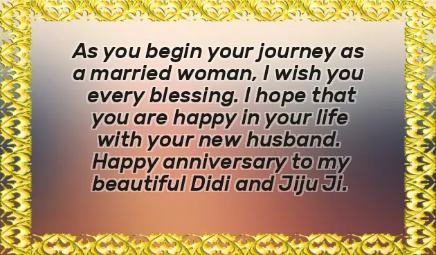 Anniversary Quotes For Sister And Jiju Anniversary Quotes For Sister And Jiju