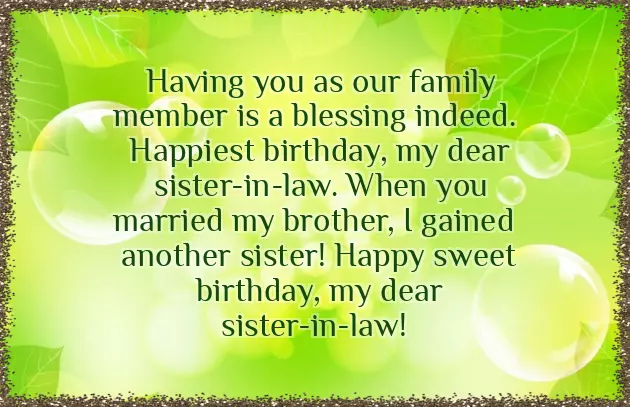 Birthday Wishes To Sister In Law Birthday Wishes To Sister In Law