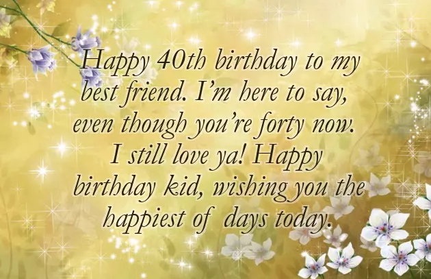 40Th Funny Birthday Wishes 40Th Funny Birthday Wishes