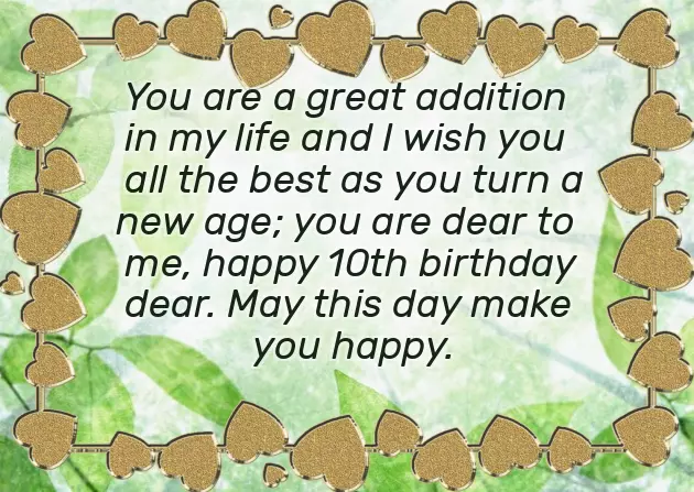 Birthday Wishes 10 Year Girl Birthday Wishes 10 Year Girl