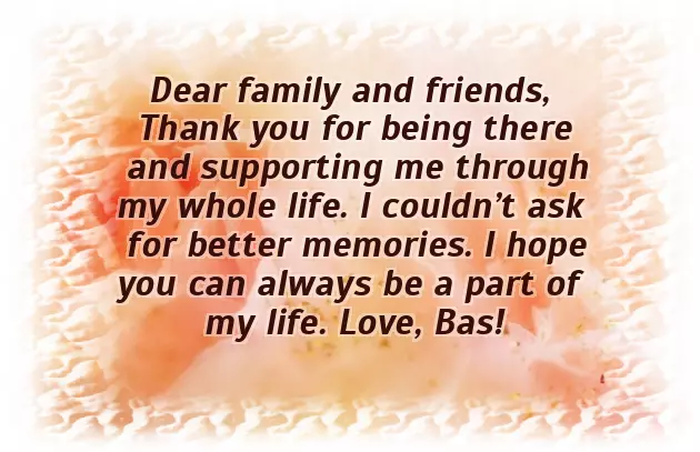 Graduation Message For Family