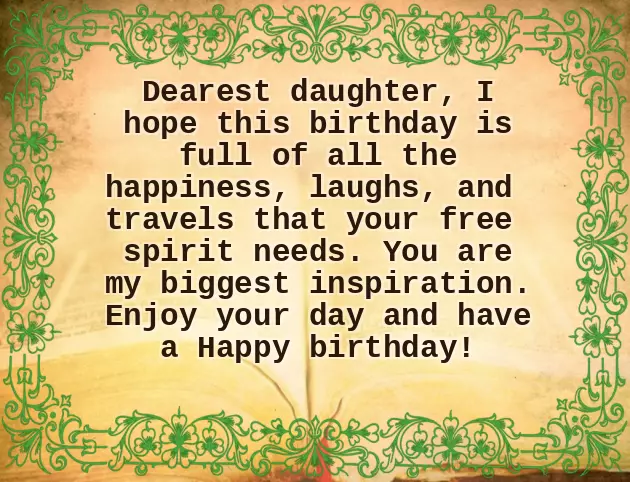 Happy Birthday Sweet Daughter Happy Birthday Sweet Daughter