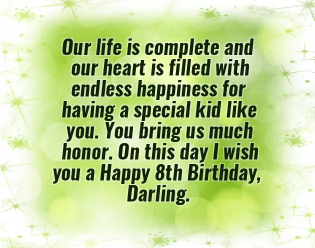 Birthday Greetings For 8 Year Old Daughter Birthday Greetings For 8 Year Old Daughter