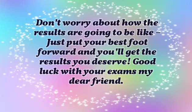 Good Luck On Your Test