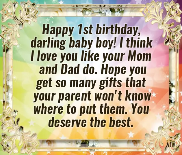 1 Years Old Birthday Wishes 1 Years Old Birthday Wishes