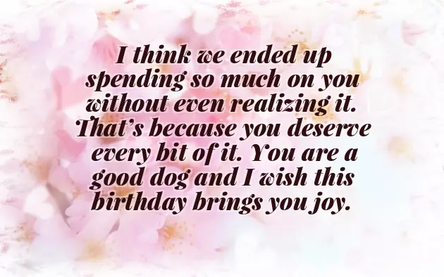 Dogs Birthday Wishes