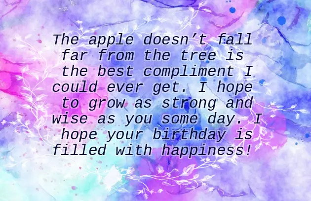 Happy Birthday To A Special Dad