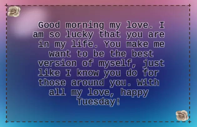 Tuesday Wishes Good Morning
