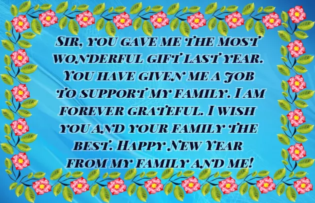 New Year Wishes To Boss And Colleagues New Year Wishes To Boss And Colleagues