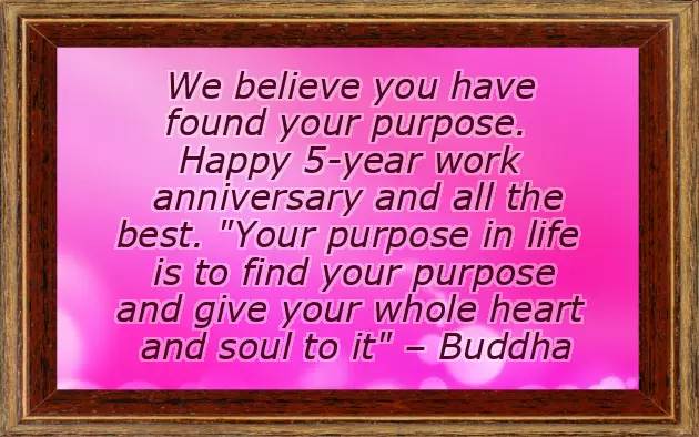 Congratulations Message For Completing 5 Years Congratulations Message For Completing 5 Years