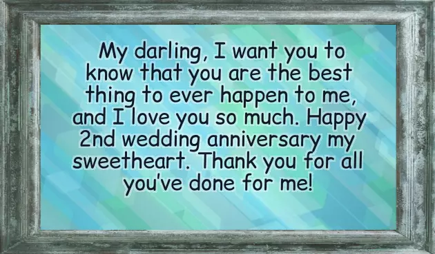 Happy 2Nd Marriage Anniversary Wishes For Wife Happy 2Nd Marriage Anniversary Wishes For Wife