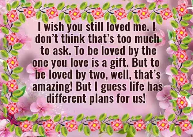 I Wish Someone Would Love Me