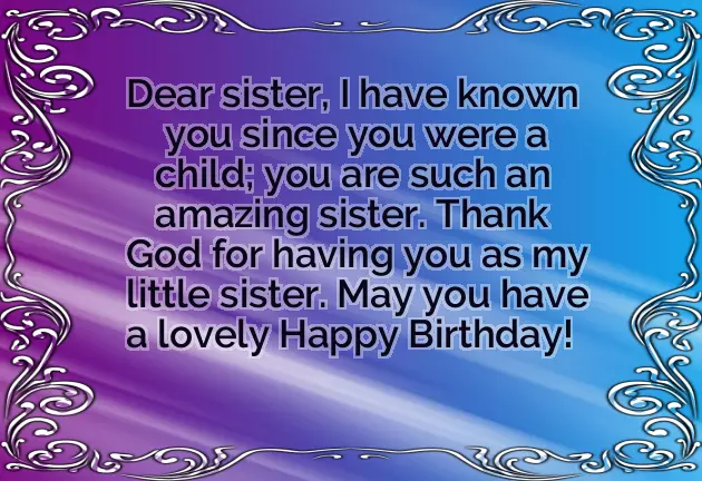 Special Sister Bday Quote Special Sister Bday Quote