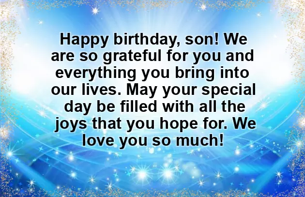 Birthday Quotes For Son From Mom