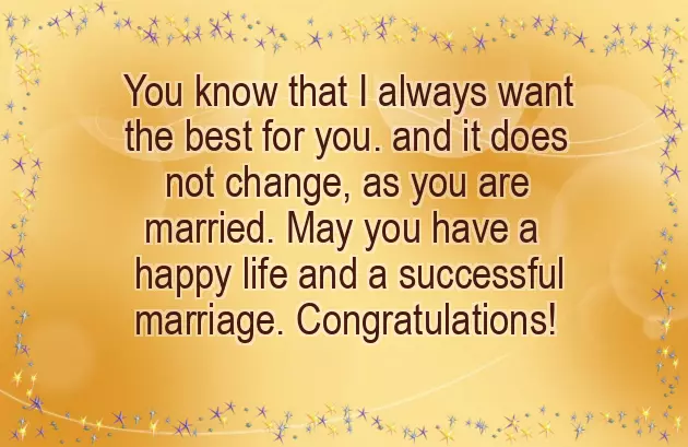 Congratulations On Newly Wed